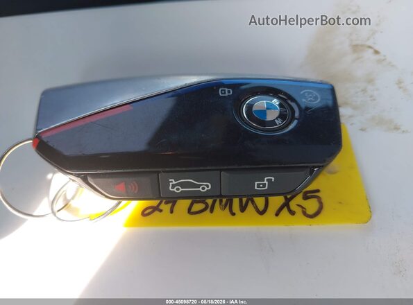 5UX23EU0XR9S62848 2024 BMW X5 Light Blue Dashboard view