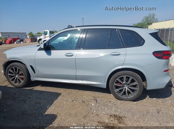 5UX23EU0XR9S62848 2024 BMW X5 Light Blue 360 interior view