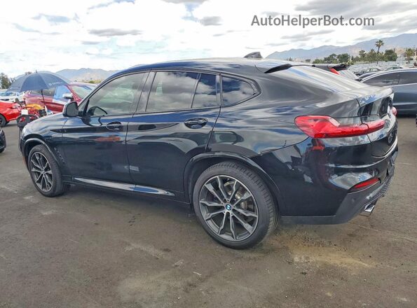 5UX2V1C02L9B14613 2020 BMW X4 Black Rear left