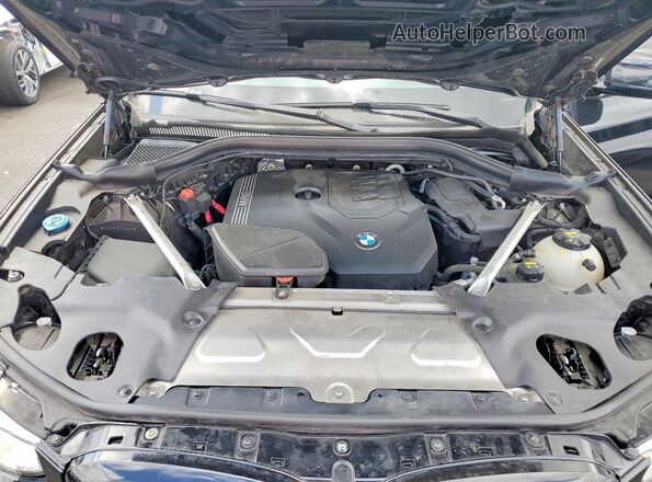 5UX2V1C02L9B14613 2020 BMW X4 Black Engine compartment view