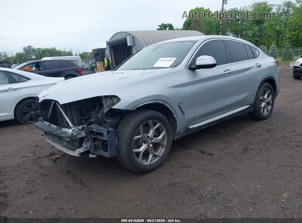 5UX2V1C02LLE68117 2020 BMW X4 Silver Առջևի ձախ երեք քառորդ տեսարան