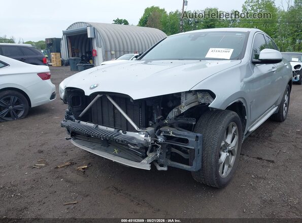 5UX2V1C02LLE68117 2020 BMW X4 Silver Դիմացի տեսք
