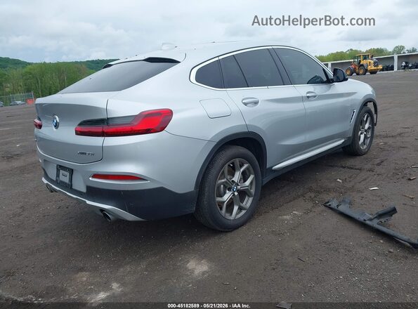5UX2V1C02LLE68117 2020 BMW X4 Silver Հետևի աջ