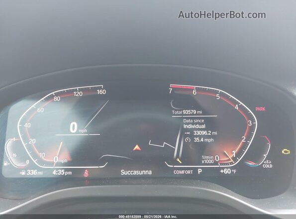 5UX2V1C02LLE68117 2020 BMW X4 Silver Հետևի նստատեղերի տեսք