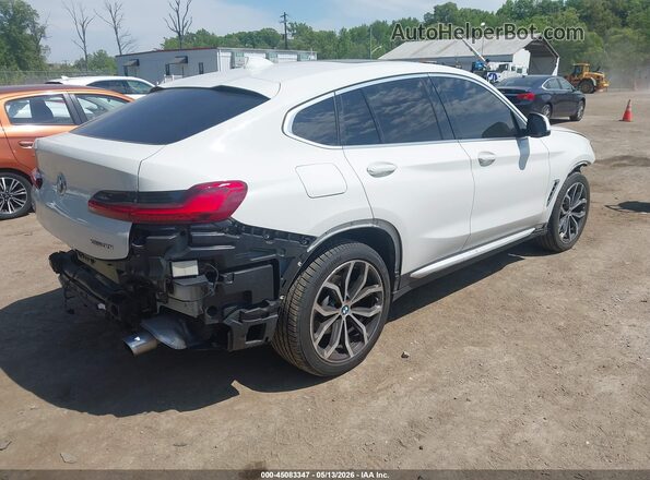 5UX2V1C03M9G26656 2021 BMW X4 White Задня права чверть