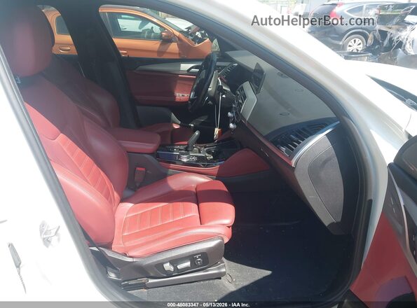 5UX2V1C03M9G26656 2021 BMW X4 White Вид салону спереду
