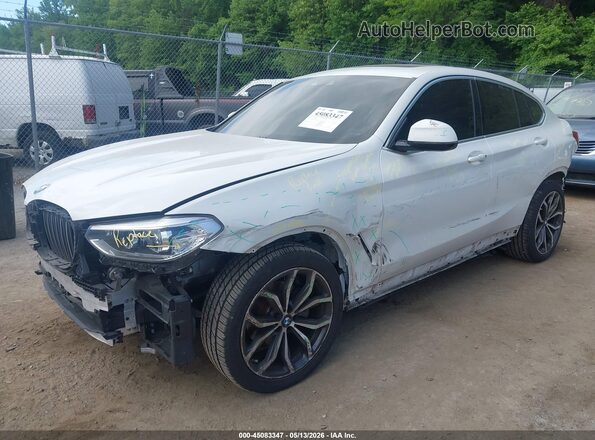 5UX2V1C03M9G26656 2021 BMW X4 White Передня ліва чверть