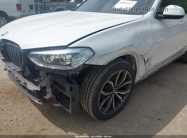 5UX2V1C03M9G26656 2021 BMW X4 White Вид спереду