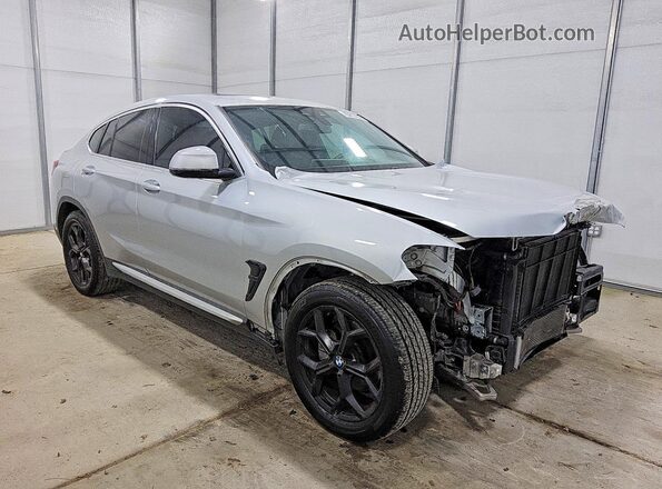 5UX2V1C07L9B46229 2020 BMW X4 Silver Առջևի աջ