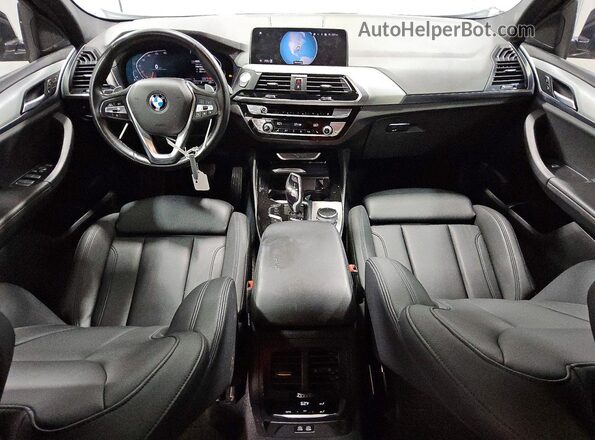 5UX2V1C07L9B46229 2020 BMW X4 Silver Առջևի վահանակի տեսք