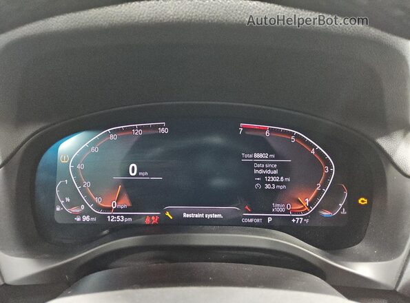 5UX2V1C07L9B46229 2020 BMW X4 Silver 