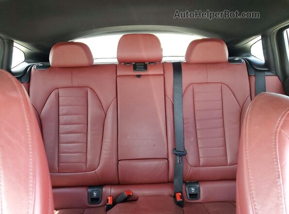 5UX2V1C07L9B75956 2020 BMW X4 Gray Vista de los asientos traseros