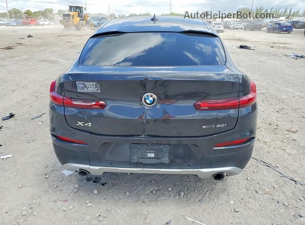 5UX2V1C07L9B75956 2020 BMW X4 Gray Vista trasera