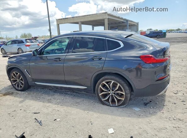 5UX2V1C07L9B75956 2020 BMW X4 Gray Trasero izquierdo
