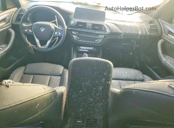 5UX2V1C09L9B97649 2020 BMW X4 White Widok deski rozdzielczej