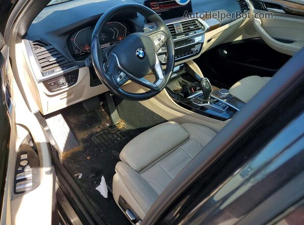 5UX2V1C0XLLE67474 2020 BMW X4 Black Dashboard view