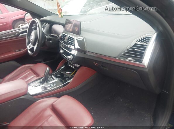 5UX2V5C00L9D29513 2020 BMW X4 Black Vista interior delantera