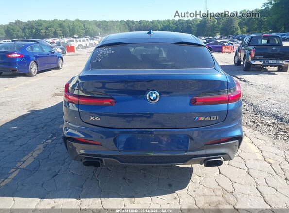 5UX2V5C04L9B53338 2020 BMW X4 Blue 