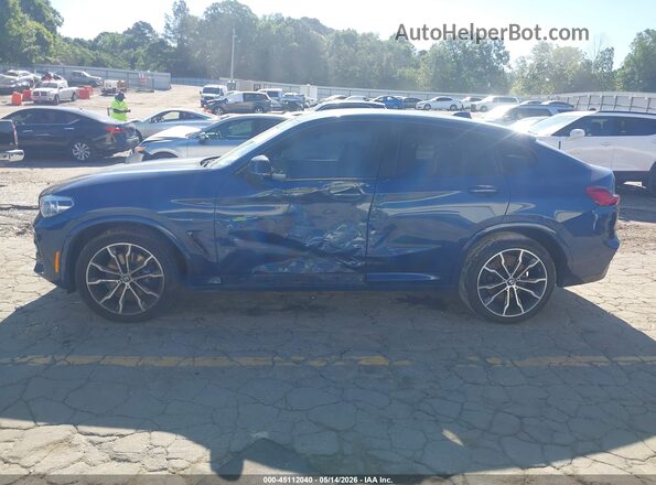 5UX2V5C04L9B53338 2020 BMW X4 Blue 360 interior view