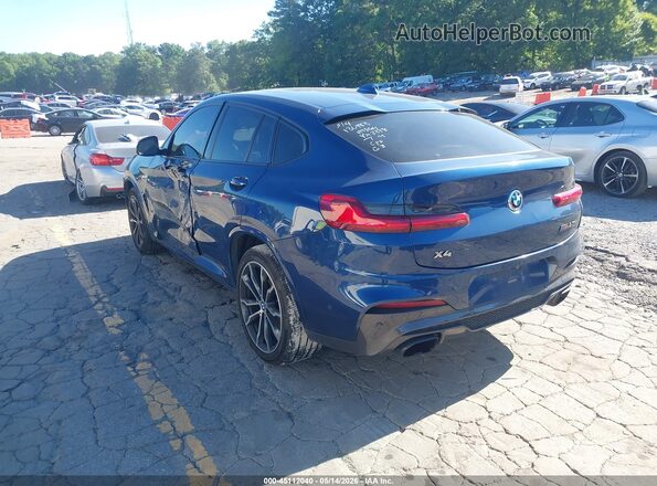 5UX2V5C04L9B53338 2020 BMW X4 Blue Rear left