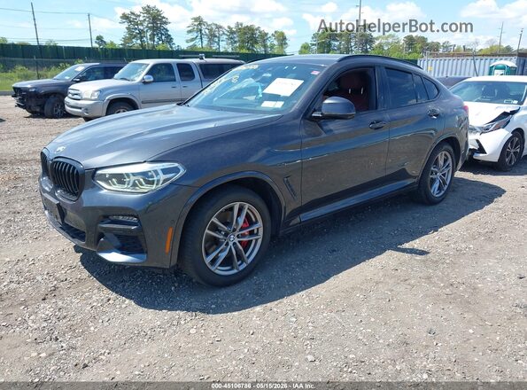 5UX2V5C08M9E58729 2021 BMW X4 Gray 