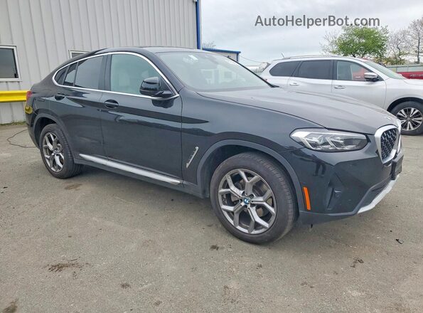 5UX33DT01S9108714 2025 BMW X4 Black Передня права чверть