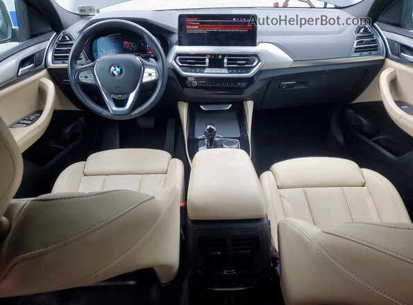 5UX33DT01S9108714 2025 BMW X4 Black Вид панелі приладів