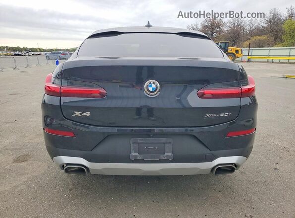 5UX33DT01S9108714 2025 BMW X4 Black Вид ззаду