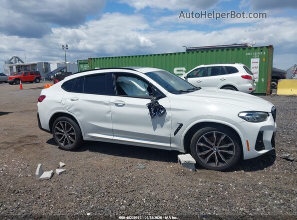 5UX33DT02P9T28273 2023 BMW X4 White Rear interior view