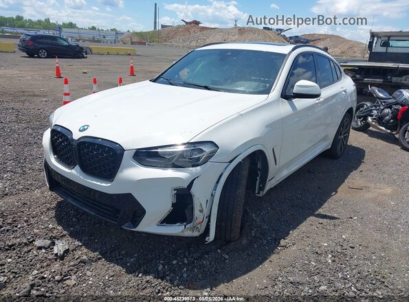 5UX33DT02P9T28273 2023 BMW X4 White Front view