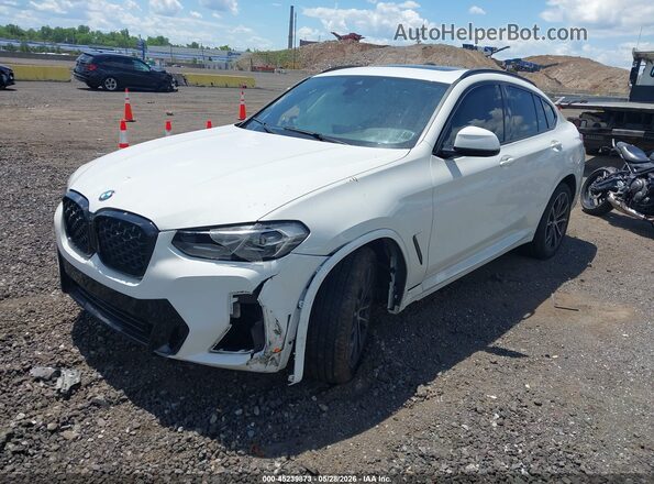 5UX33DT02P9T28273 2023 BMW X4 White Front left