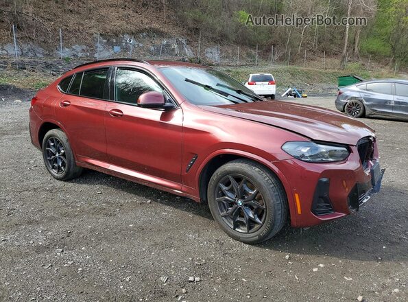 5UX33DT06P9R31386 2023 BMW X4 Red Передня права чверть