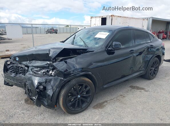 5UX33DT06R9U60391 2024 BMW X4 Black Передня ліва чверть