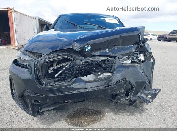 5UX33DT06R9U60391 2024 BMW X4 Black Вид спереду