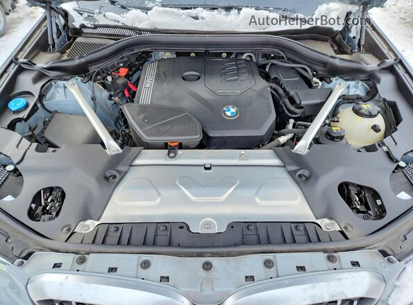 5UX33DT07N9K66947 2022 BMW X4 Серый Вид подкапотного пространства