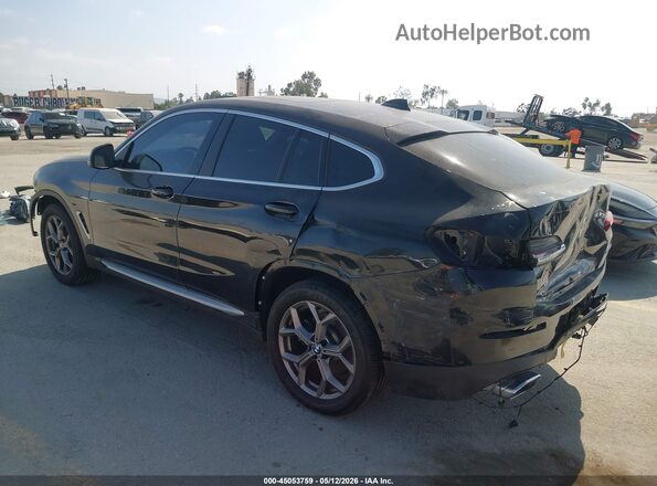 5UX33DT09N9H43641 2022 BMW X4 Black Задня ліва чверть