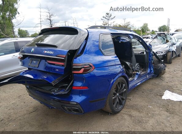 5UX33EM00R9T36170 2024 BMW X7 Blue Вид наклейки з VIN-кодом