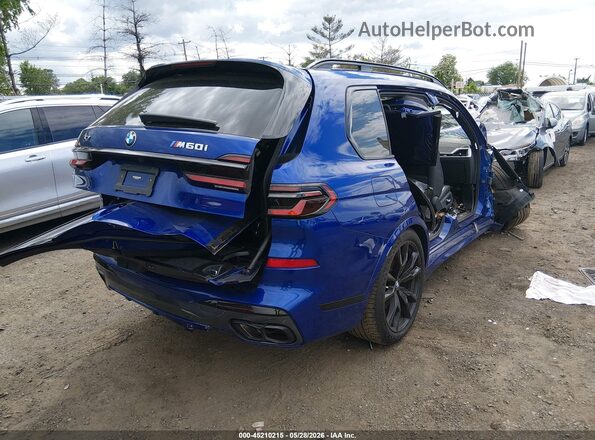 5UX33EM00R9T36170 2024 BMW X7 Blue Задня права чверть