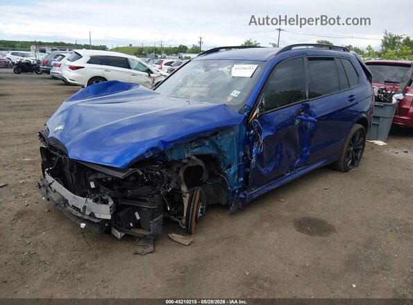 5UX33EM00R9T36170 2024 BMW X7 Blue Передня ліва чверть