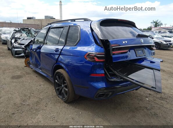 5UX33EM00R9T36170 2024 BMW X7 Blue Задня ліва чверть