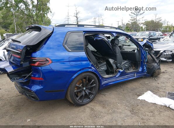 5UX33EM00R9T36170 2024 BMW X7 Blue Вид салону спереду