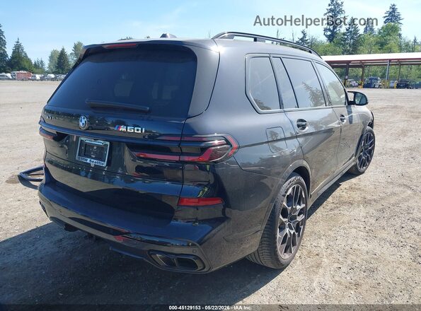 5UX33EM01S9Z29512 2025 BMW X7 Black Задня права чверть