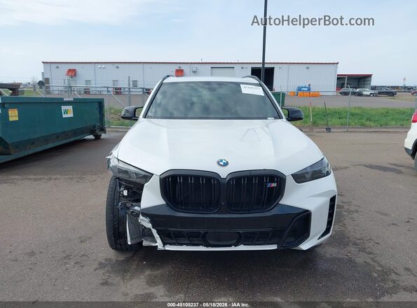 5UX33EU05R9T28758 2024 BMW X5 White Dashboard view