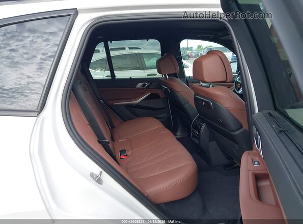 5UX33EU05R9T28758 2024 BMW X5 White VIN sticker view