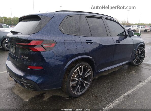5UX33EU05S9X55654 2025 BMW X5 Blue Trasero derecho