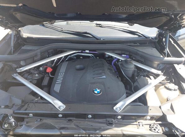 5UX33EX03R9T76867 2024 BMW X6 Черный Вид сзади