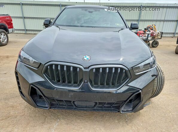 5UX33EX03S9W72705 2025 BMW X6 Black წინა ხედი