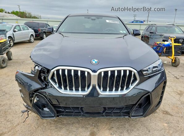 5UX33EX06R9U88563 2024 BMW X6 Black წინა ხედი