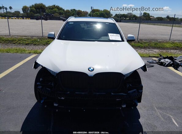 5UX43DP00R9T98923 2024 BMW X3 Белый Вид задней части салона