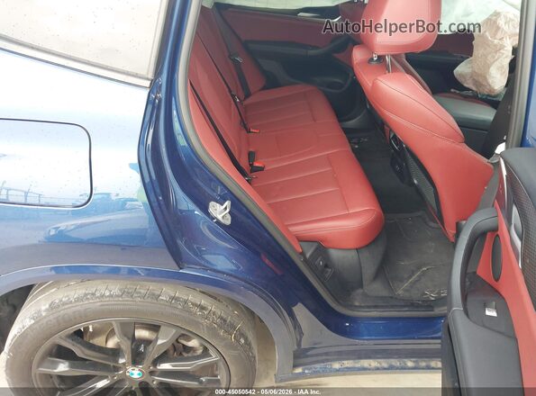 5UX43DP00R9U49837 2024 BMW X3 Blue Vista de la etiqueta del VIN